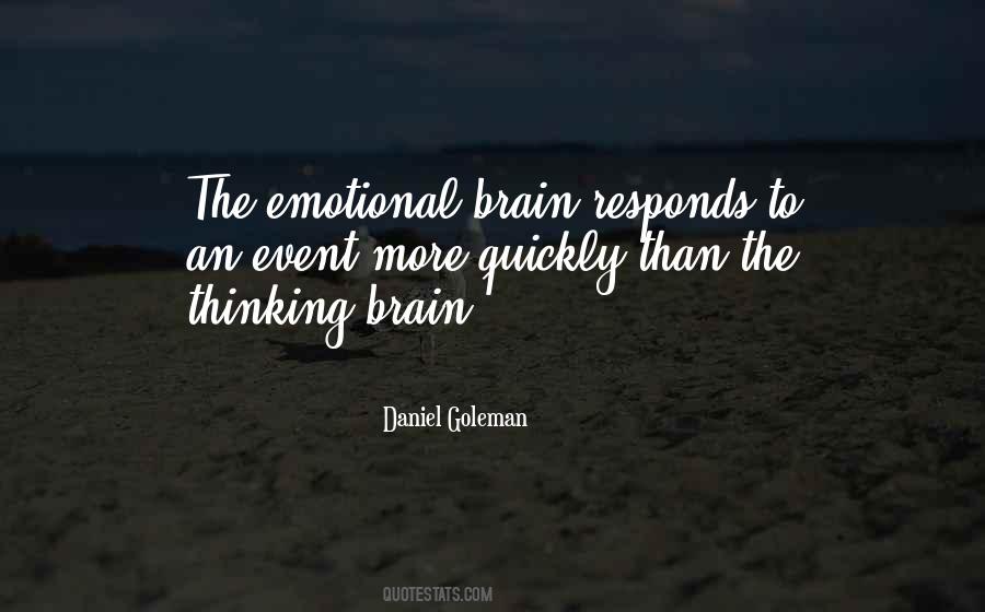 Quotes About Brain Thinking #26616