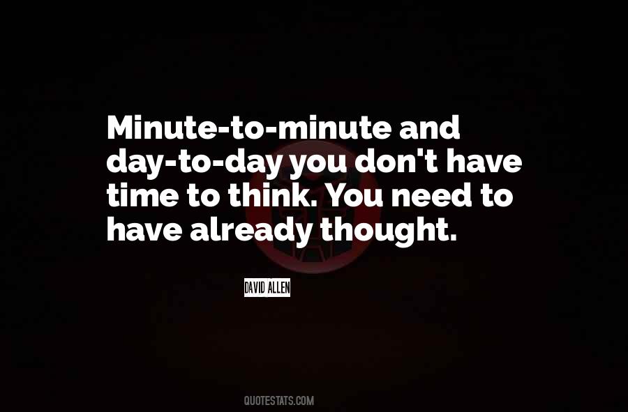 One Minute At A Time Quotes #266260