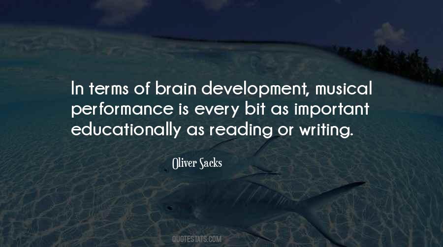 Quotes About Brain Development #672619