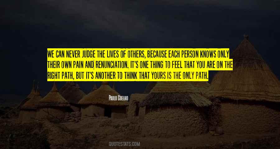 One Never Knows Quotes #621068