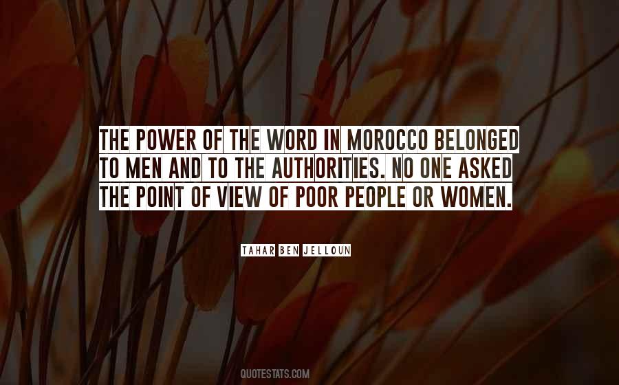One Point Of View Quotes #172473