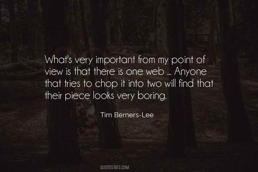 One Point Of View Quotes #260675