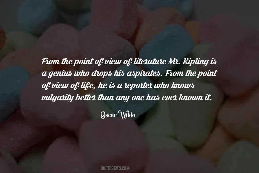 One Point Of View Quotes #326201