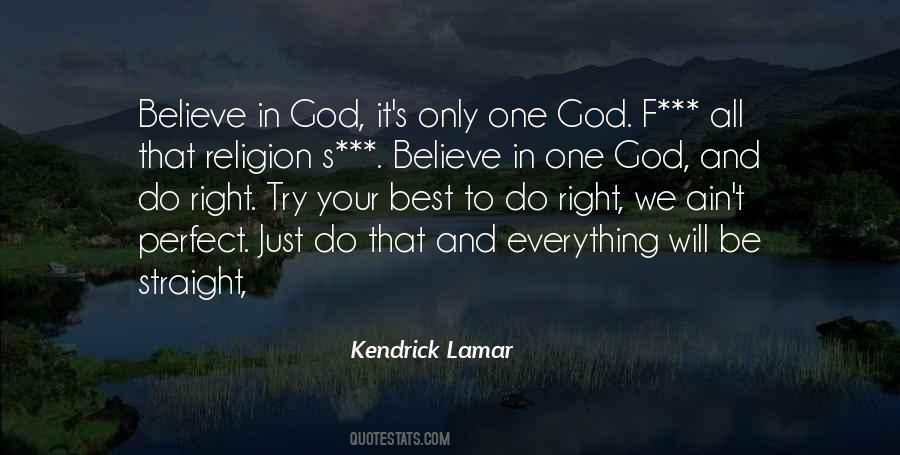 One Religion One God Quotes #224829