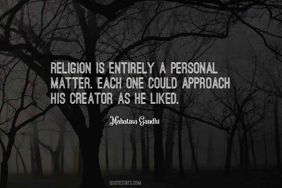 One Religion One God Quotes #396861