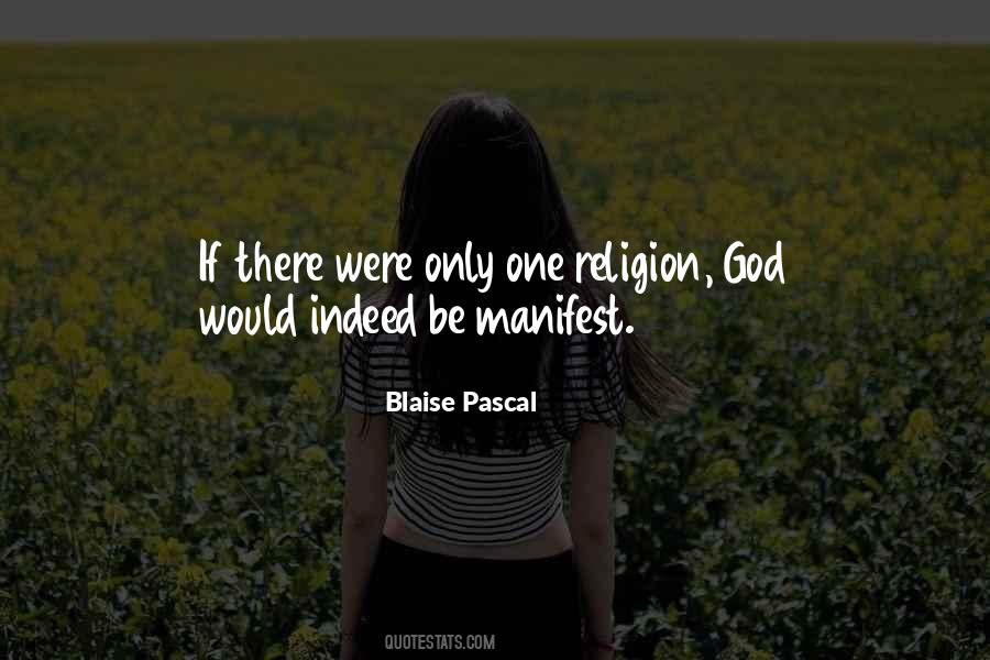 One Religion One God Quotes #599163