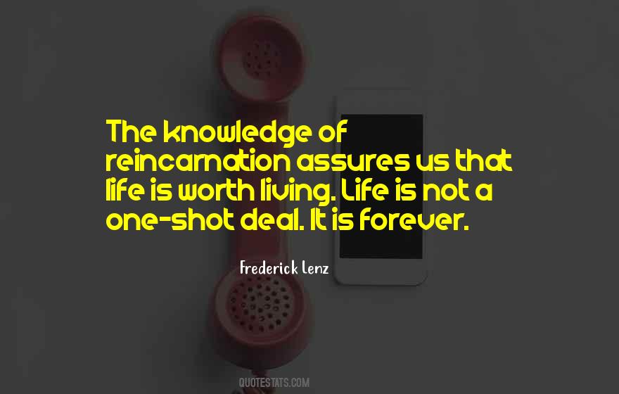 One Shot Life Quotes #1372307