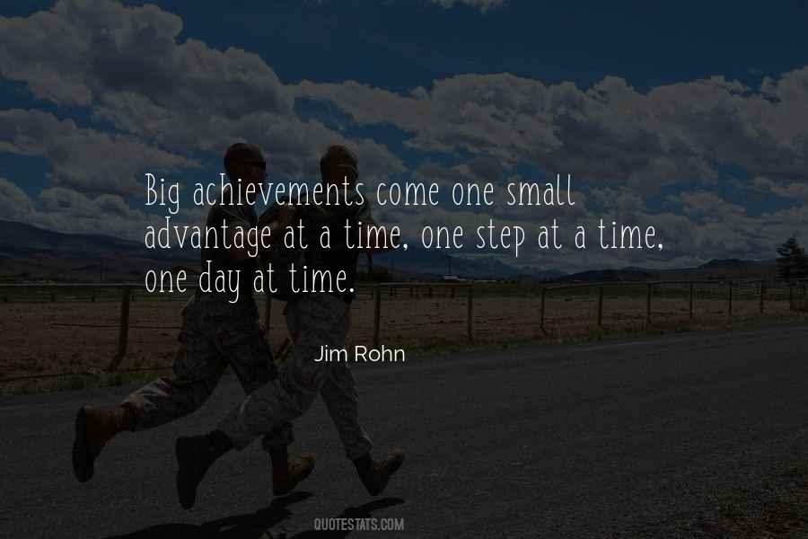 One Small Step At A Time Quotes #1262914