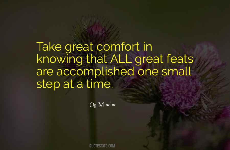 One Small Step At A Time Quotes #936831