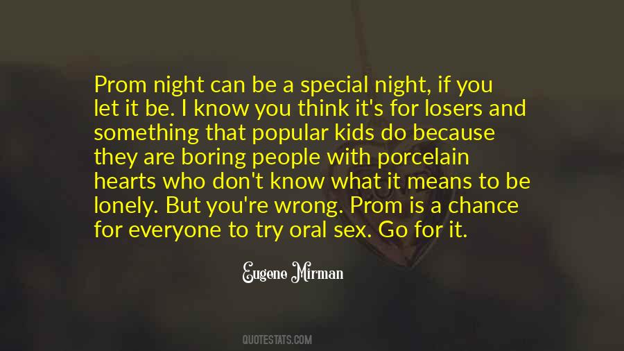 One Special Night Quotes #291828