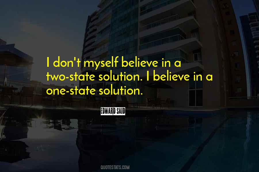One State Solution Quotes #231706