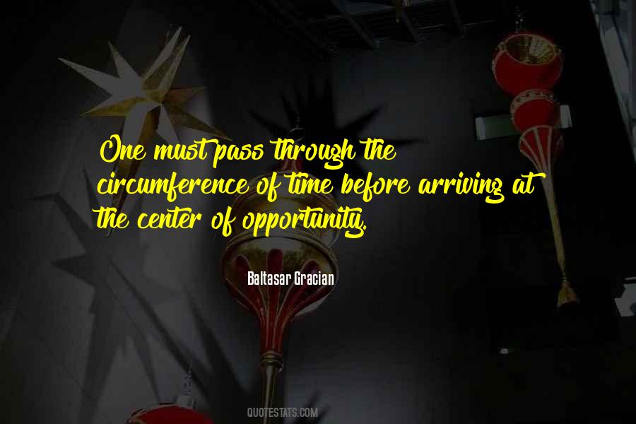 One Time Opportunity Quotes #31547
