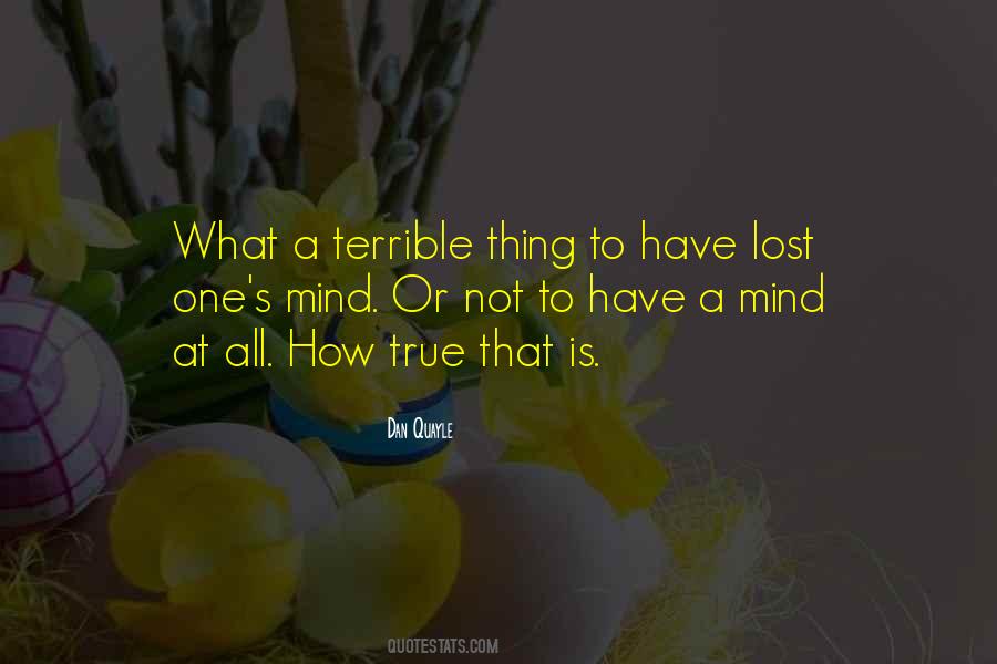 One True Thing Quotes #386984