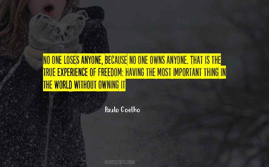 One True Thing Quotes #839108