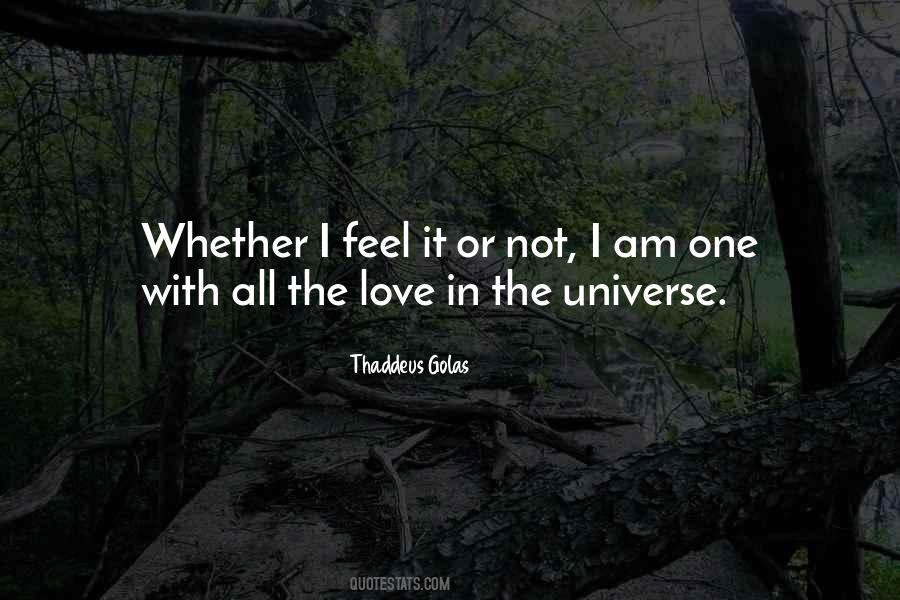 One Universe Love Quotes #527786