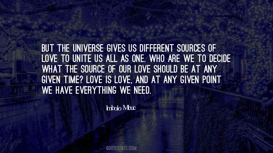 One Universe Love Quotes #693592