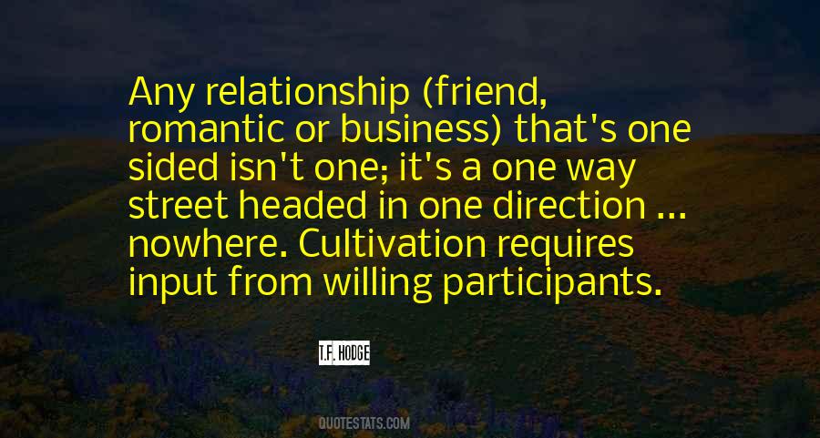 One Way Relationship Quotes #158710