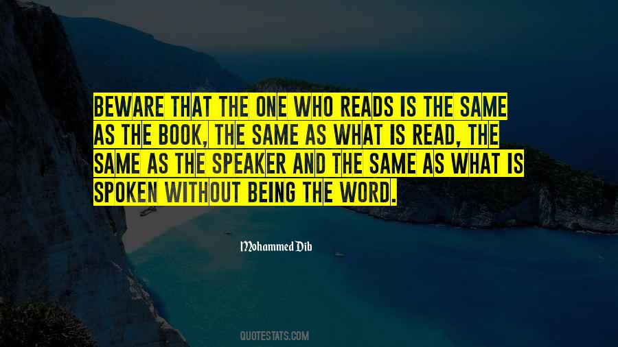 One Word Book Quotes #429053