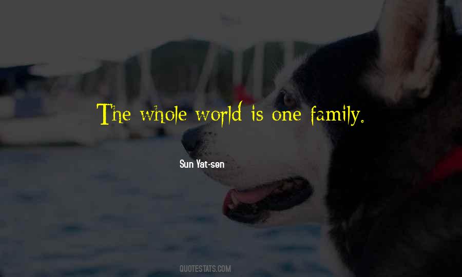 One World One Family Quotes #703655