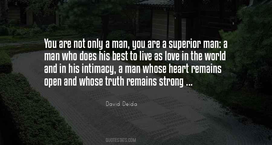 Only A Man Quotes #147514