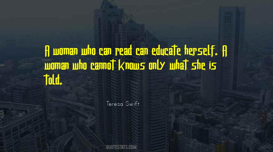 Only A Woman Quotes #22965