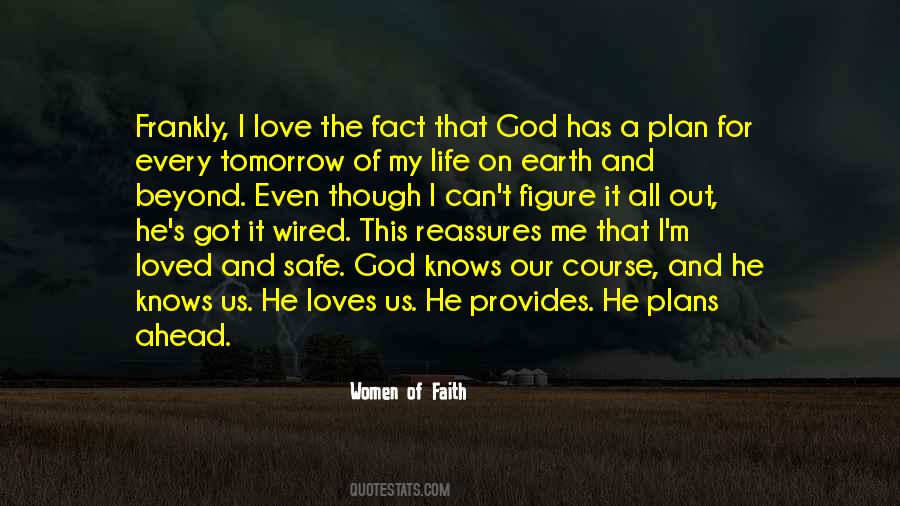 Only God Knows Tomorrow Quotes #1312438