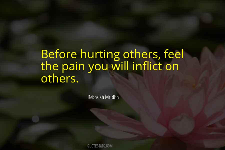 Only Hurting Yourself Quotes #62610