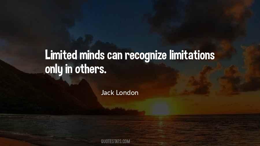 Only Limitations Quotes #211801