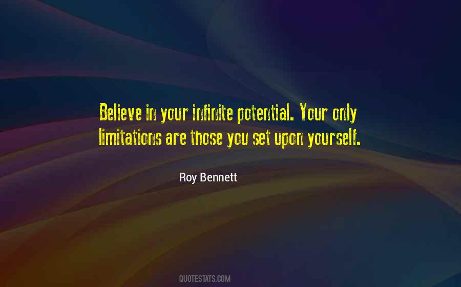 Only Limitations Quotes #839144