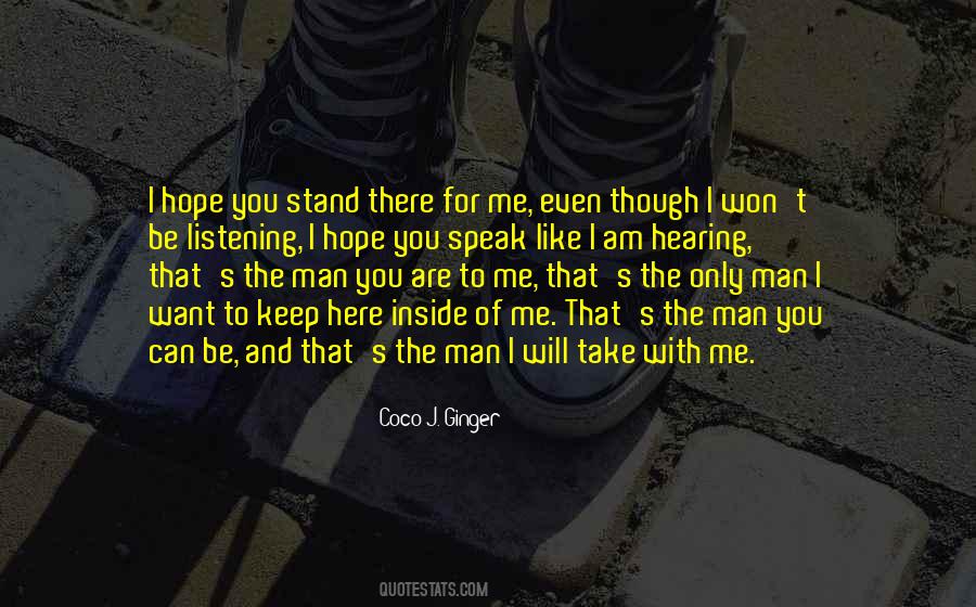 Only Man For Me Quotes #651505