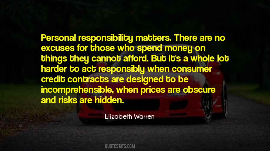 Only Money Matters Quotes #269726
