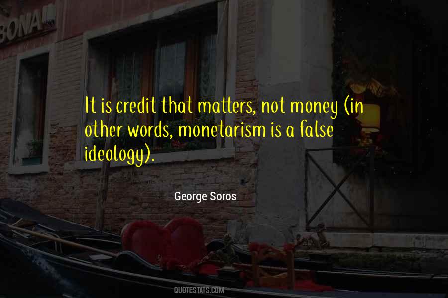Only Money Matters Quotes #490710