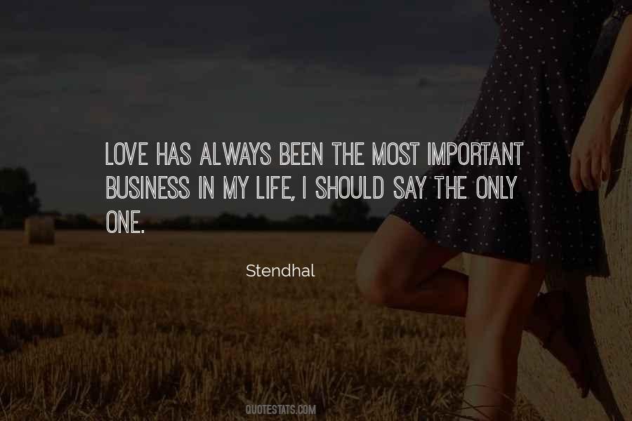 Only One Love In My Life Quotes #1366770