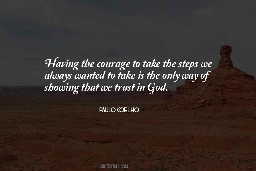 Only Trust God Quotes #31037