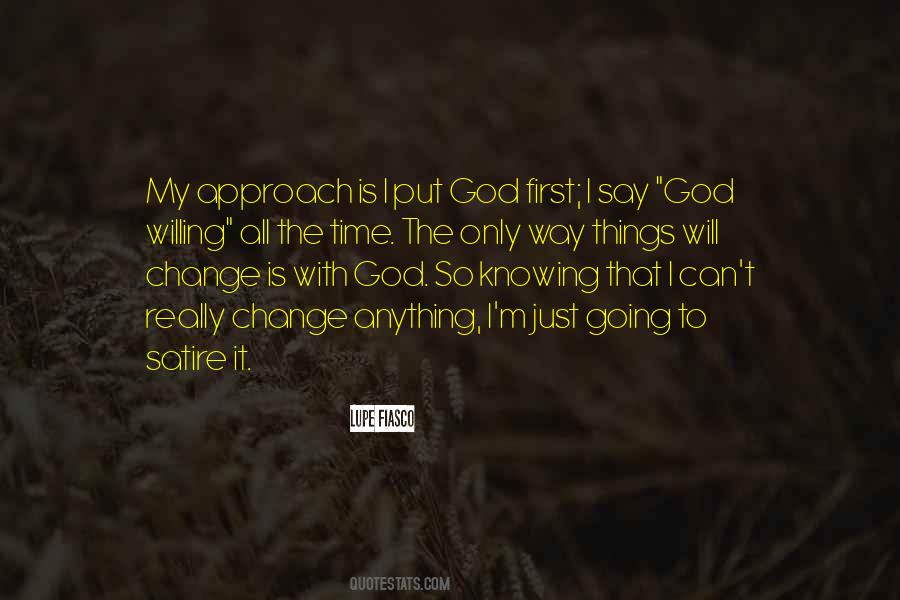Only With God Quotes #120239