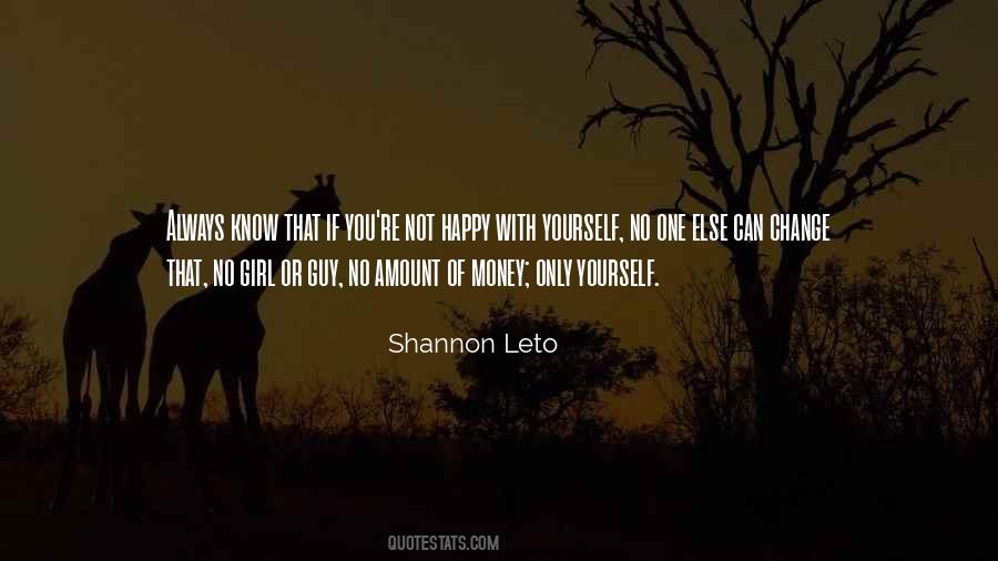 Only Yourself Quotes #1515749