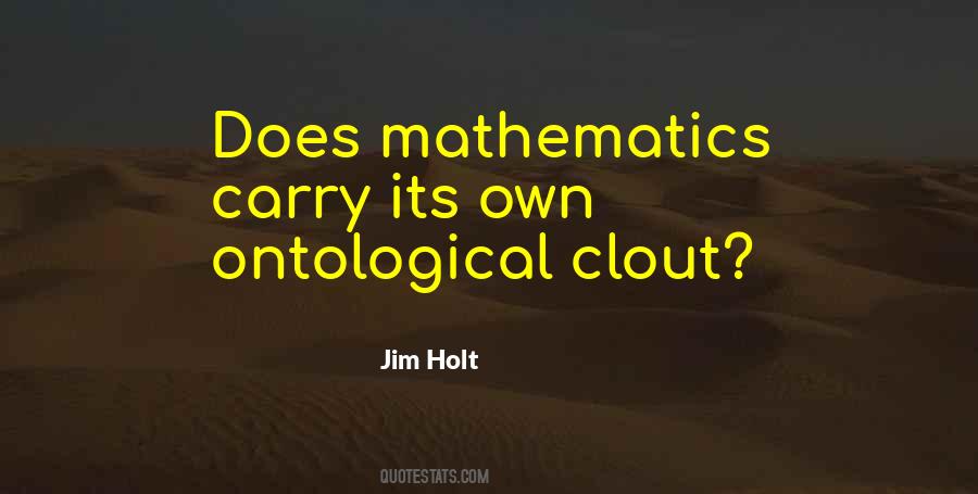Ontological Quotes #108649