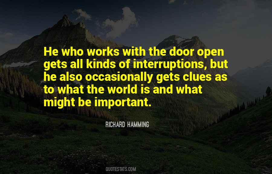 Open All Doors Quotes #982469