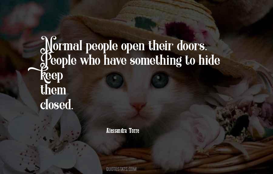 Open Closed Doors Quotes #1845286