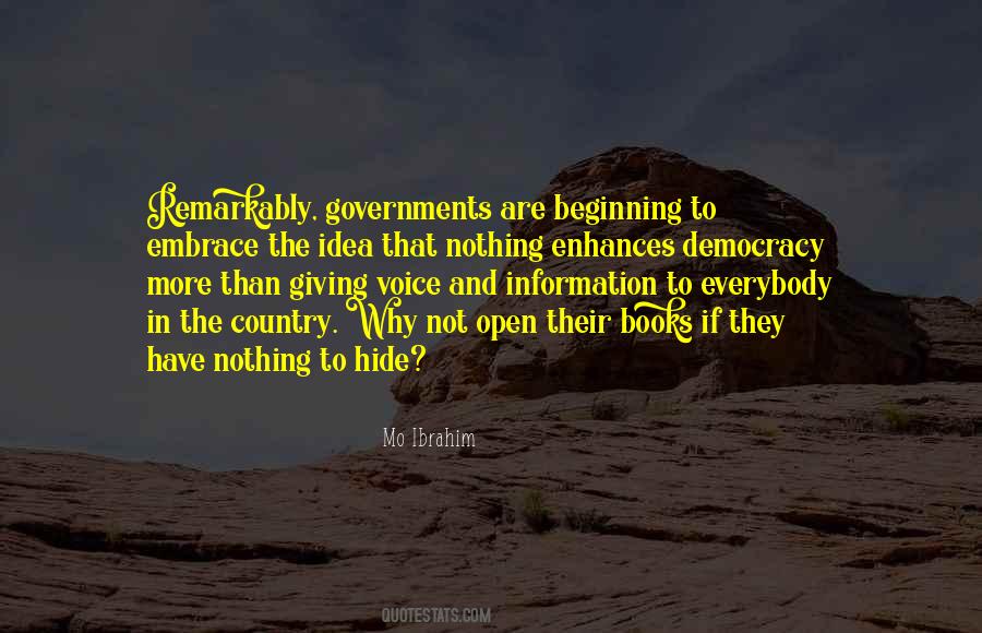 Open Democracy Quotes #1860100
