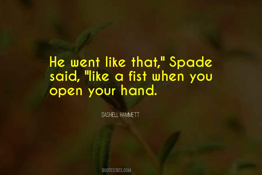 Open Hand Quotes #10331