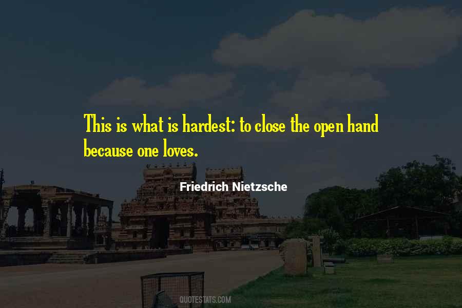 Open Hand Quotes #1521761