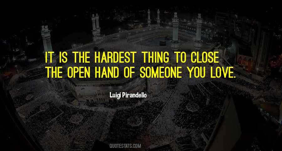 Open Hand Quotes #283815