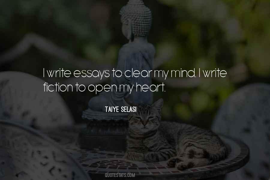 Open Heart Clear Mind Quotes #1332023