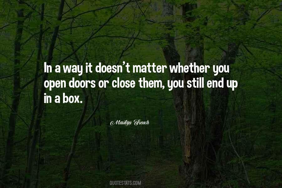 Open Up Doors Quotes #283170