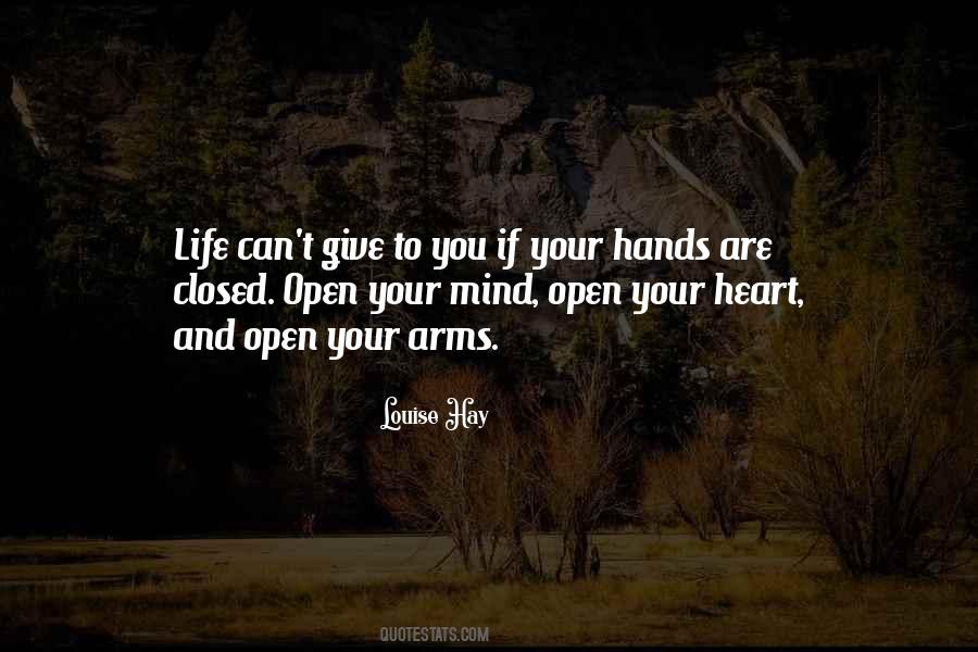 Open Your Arms Quotes #1232400
