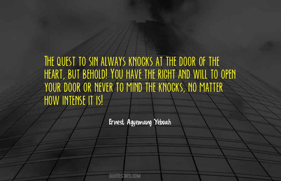 Open Your Door Quotes #718202