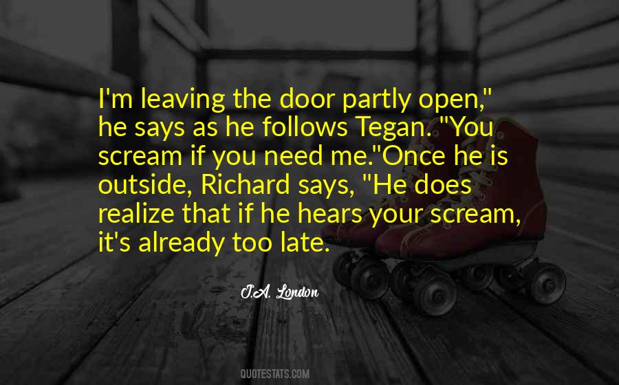 Open Your Door Quotes #811118