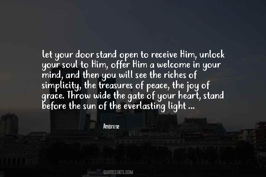 Open Your Door Quotes #870937