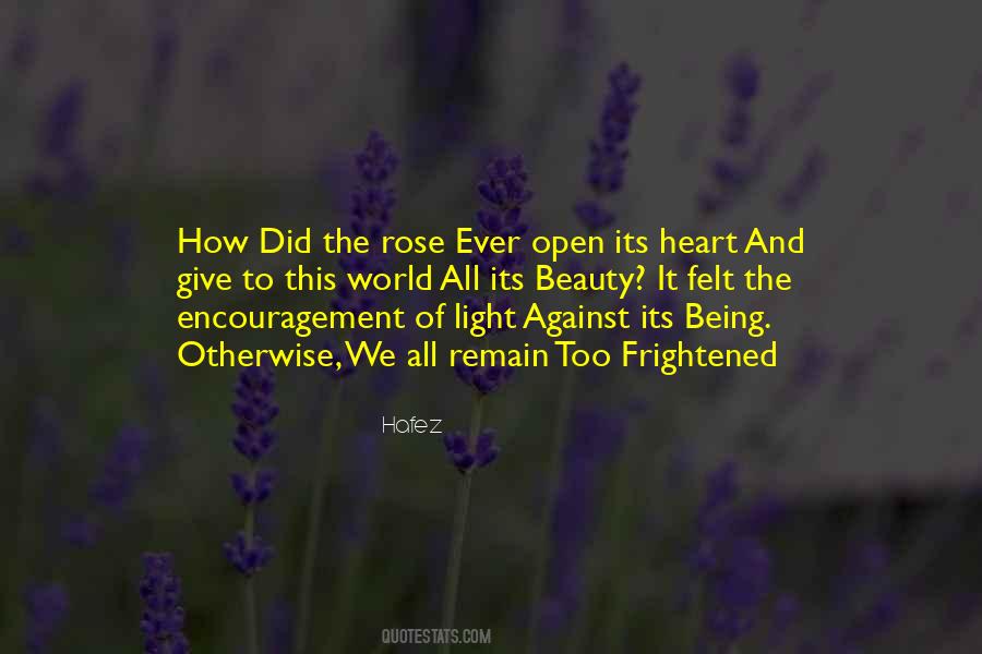 Open Your Heart To The World Quotes #66845